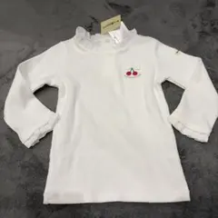 ホワイトシャツ 80サイズ チェリー刺繍