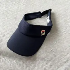 FILA テニス サンバイザー ネイビー