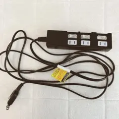 延長コード 節電タップ 電源タップ 3m 3個口 個別スイッチ付き　YAZAWAのサムネイル