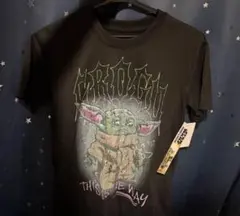 【日本未発売】STAR WARS グローグー Tシャツ ブラックのサムネイル