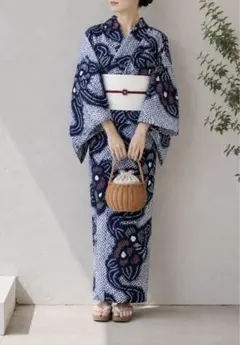 大人浴衣単品幾何学柄黒白ホワイトブラック木綿洗える着物単衣着物女モノトーン 大人浴衣単品幾何学柄黒白ホワイトブラック木綿洗える着物単衣着物女