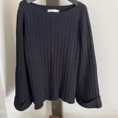 【MOUSSY】FOLD BACK WIDE SLEEVE KNIT ゆったり