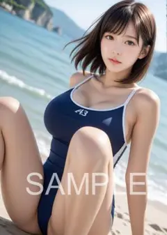 AI 美女 グラビア A4ポスター 美人 清楚 かわいい 高品質 c100113