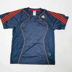 アディダス クライマクール スポーツTシャツ 半袖 ネイビー オレンジ Lサイズのサムネイル
