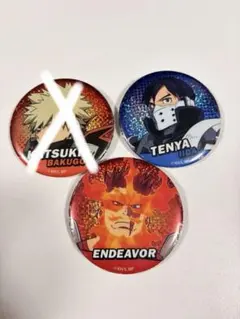 僕のヒーローアカデミア エンデヴァー 飯田天哉 缶バッジ