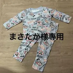ミッキーマウス ベビーパジャマ 長袖