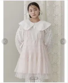 merry jenny チュールドロストミニキャミワンピース ピンク