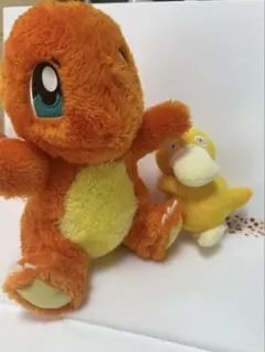ポケモン　ヒトカゲ　コダック　ぬいぐるみ