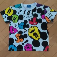 東京ディズニーリゾート ミッキーマウス 総柄Tシャツ 130　TDRのサムネイル