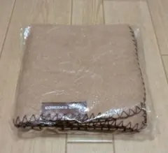 コメダ珈琲　ベージュ 刺繍付きブランケット 未開封