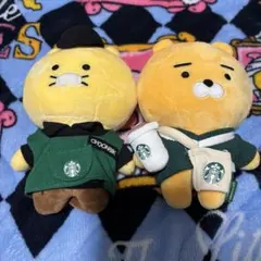韓国　スターバックス×カカオフレンズ コラボ　キーホルダー2個セット　新品