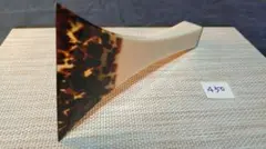 最終値下げ【ほぼ新品・最高級】地歌三味線鼈甲撥　上質本鼈甲　一枚甲手造り品 jiutabekou19.jpg