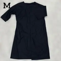 ❣️美品❣️ノーカラー コート ブラック Mサイズのサムネイル