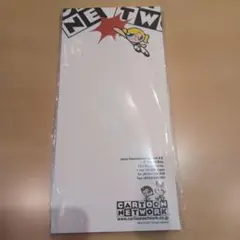 パワーパフガールズ　2001　メモ　ノート　文具　カートゥーン ネットワーク