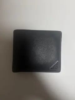 PRADA ブラック 二つ折り財布