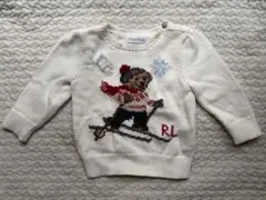 ラルフローレン　長袖ニットセーター　12M