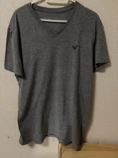 AMERICAN EAGLE グレー Vネック Tシャツ S