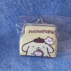ポムポムプリン　がま口　小銭入れ　サンリオ　お財布