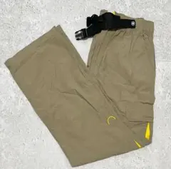 CONVERSE カーゴパンツ ベルト付き カーキ メンズ 2L ゆったり