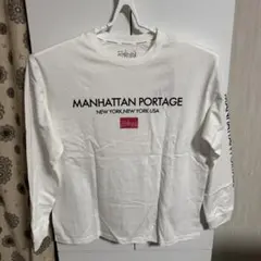 MANHATTAN PORTAGE ホワイト Lサイズ 長袖カットソーのサムネイル