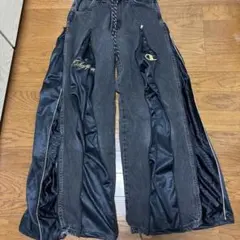 Champion デニムパンツ リメイク Y2K ワイドデニムのサムネイル