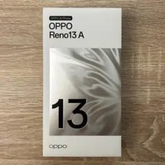 【新品未使用】OPPO Reno 13A アイスブルー