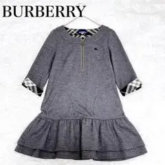 Burberry バーバリーブルーレーベル ウール ノバチェック ホースロゴ