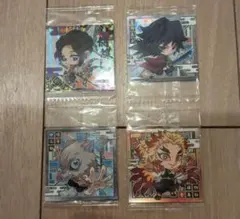 鬼滅の刃　キャラクター ステッカー 4枚セット