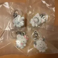 めじるしアクセサリー ふわふわスノー ハローキティ シナモロール クロミ