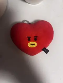 BT21 TATA ハート型 ミラー キーホルダー