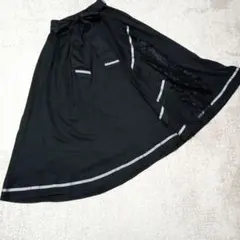 【即決価格】axes femme ラッフルフリルスカート ブラック 黒のサムネイル