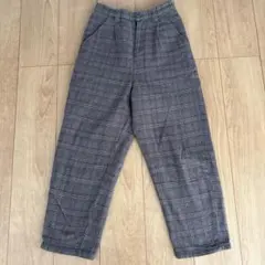 SM2 blue チェック柄パンツ Fサイズ