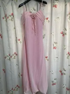 キャミソールドレスピンク