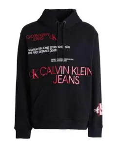 Calvin Klein Jeans ブラック パーカー　M