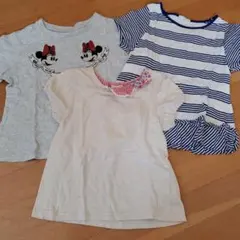 ミニーマウスTシャツセット（3枚）