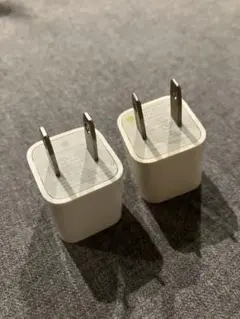 USB充電器 ホワイト 2ピン