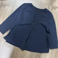 【used】ナチュラルビューティベーシック　トップス　ネイビー　S