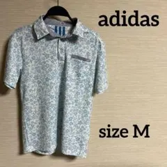 adidas アディダスゴルフ 花柄ポロシャツ Mサイズ