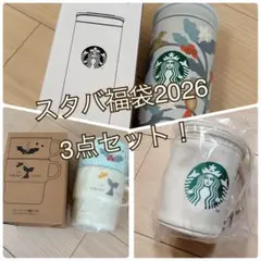 【3点セット】スターバックス 福袋 2026 タンブラー マグ カップポーチ