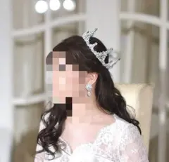 美品 イヤリング ブライダルアクセサリー