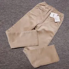 ベージュ リボン付きパンツ 130㎝