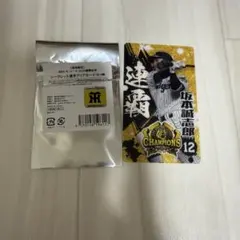 야구장 한정 사카모토 세이지로 포수 한신 타이거스 우승 기념 시크릿 선수 클리어 카드