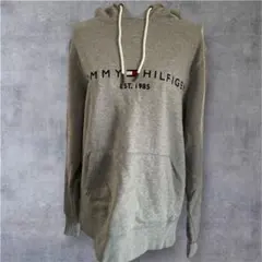 TOMMY HILFIGER グレー パーカー M