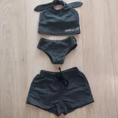 COMME CA ISM　ベビー水着３点セット