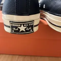 h*様 CONVERSE ALL STAR ブラック レザー スニーカー