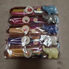 最終値下げ　タイ　アロマお香&象お香立て５個セット