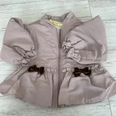 春秋ジャンバー　ペプラム　女の子　100