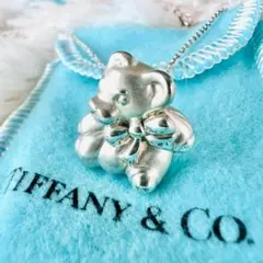 ✨極美品✨ティファニー　ネックレス　希少　熊　くま　ベアー　アニマル　動物
