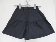GU　ティアードキュロットパンツ150㎝　ブラック新品　ショートパンツ　春夏のサムネイル