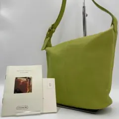 良品 COACH ショルダーバッグ レザー オールドコーチ ホーボー